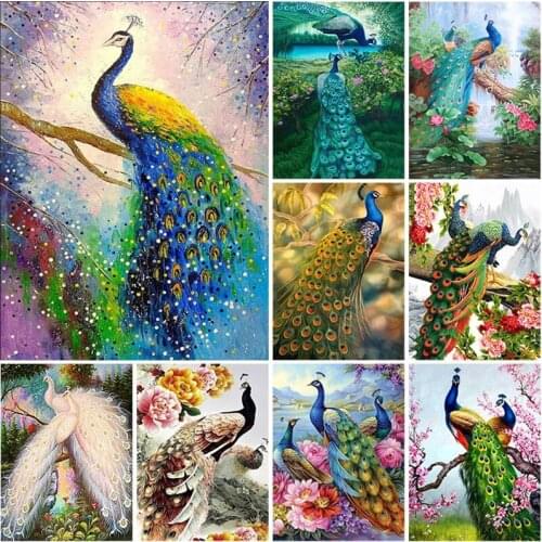5D Diamond Painting Home Decor Full Drill Square Round Mosaic Cross Stitch Animal Diamond Embroidery Kits Gift