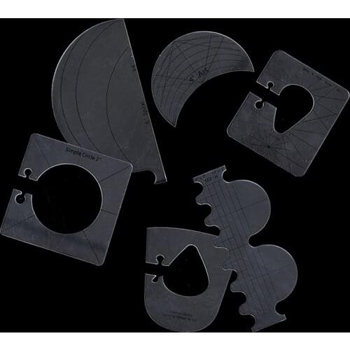 Shaped Acrylic Ruler Sewing Patchwork Ruler Multifunctional DIY Sewing Ruler