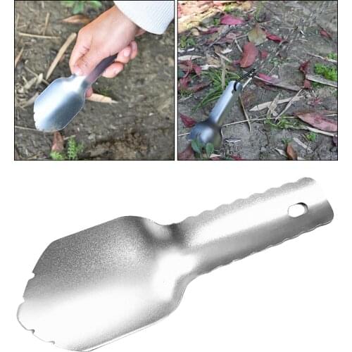 Aluninum Alloy Garden Trowel Potting Soil Scoop Hand Shovel Tool Soil Diggers for Gardening Planting Seedlings