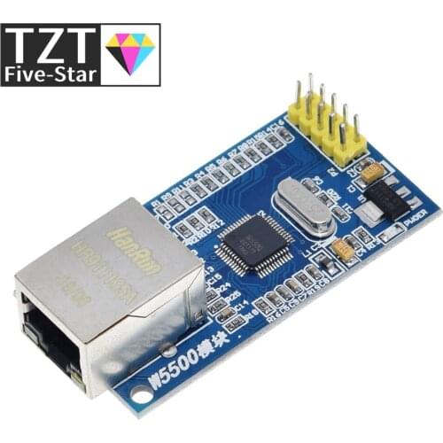 TZT W5500 Ethernet network module hardware TCP / IP 51 / STM32 microcontroller program over W5100