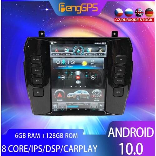 128G Android 9.0 Tesla Style Screen For Jaguar S-TYPE Carplay Car Multimedia Function Player GPS Radio Auto Stereo Head Unit