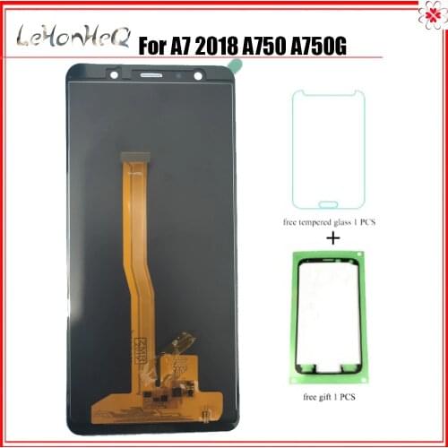 For Samsung A7 2018 Display for Samsung Galaxy A7 A750 A750g Sm-a750f Mobile Phone Display Touch Screen Digitizer Assembly