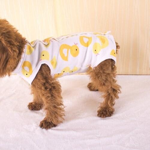 HOKERBAT Dog All-Inclusive Belly Clothes Sterilization Operation Anti-Licking Cotton Pajamas Anti-Cold Vest Pet Cat Weaning
