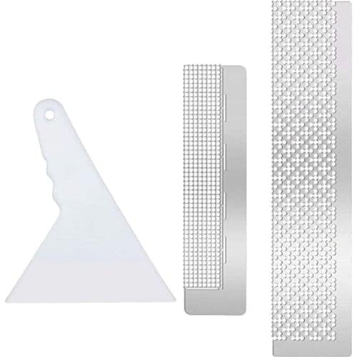 Diamond Painting Tool Stainless Steel Ruler Diamond Drawing Embroidery Mesh Ruler with 699/400 Grids Fixing Tools