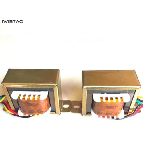 IWISTAO Tube Amp Output Transformer 1 Pair 5W Ultra Linear Z11 Single-ended Silicon Steel EI Audio 6P1 6P14 6P6 Free Shipping
