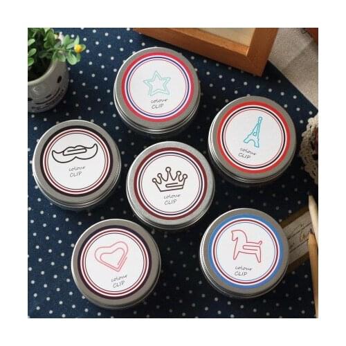 Stationery Bottled Hand Books Clip Metal Bookmark Book mark Into Cute Paper Clips Office Accessories Mini Clip