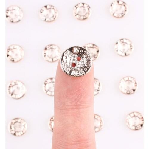 Diy Handmade Metal Snap Buttons for Clothing Sewing Accessories Button Decoration Scrapbooking Sewing Coats Button Scrapbook E