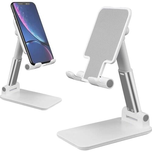 New Desk Mobile Phone Holder Stand For iPhone iPad Xiaomi huawei Metal Desktop Tablet Holder Table Cell Foldable Extend Support