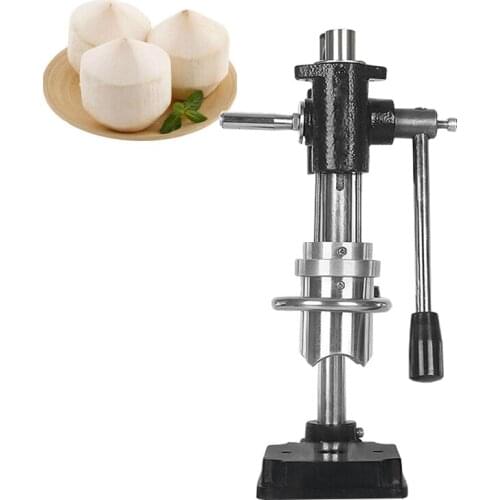 New Type Commercial Iever Style Hand Press Green Coconut Opening Holing Machine Small Manual Fresh Coconut Hole Punching Machin