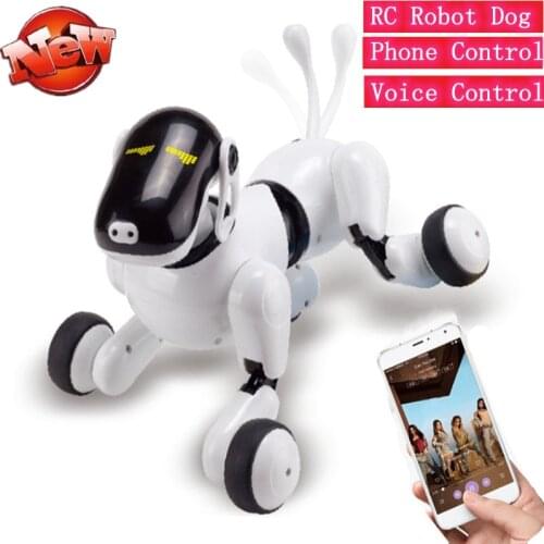Educational Toy Smart RC Robot Dog Remote Control Dog Voice Control Intelligent Talking Electronic Pet Toy AI Smart Dog kid gift