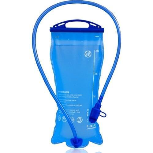 Portable TPU Water Bag 1.5L 2L Hydration System Bladder Backpack Camping Hiking Climbing Cycling Foldable Drinking Bags