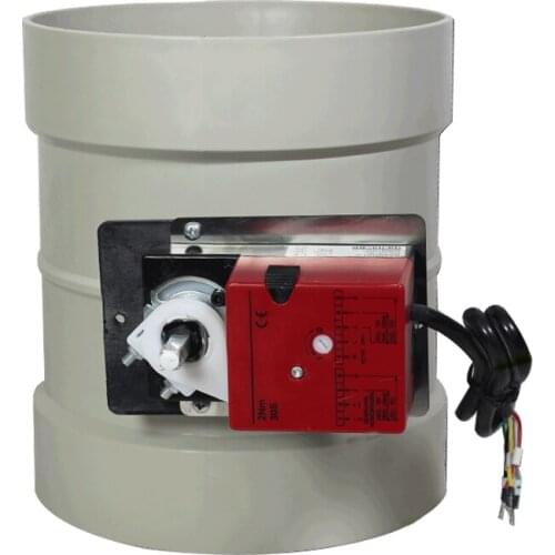 AC220V DC12V DC24V Adjustable flow rate Damper Electric Air Valve Motorized Check Valve