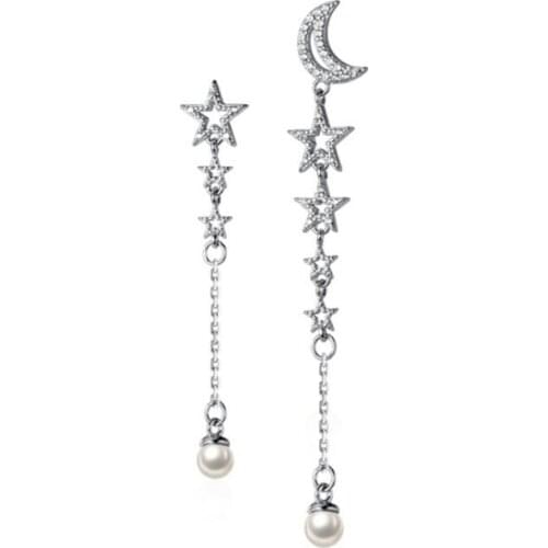 Shell Pearl Stud Earrings 100% Guaranteed Real 925 Sterling Silver Earrings