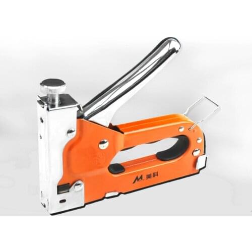 Heavy Duty Manual Staple Nail Gun 3-way Staple Gun Uphostery Tacker Multitool Furniture Stapler Staple for Hobby Art Craft