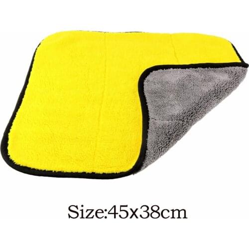 45x38cm High Quality Soft Microfiber Towel Car Cleaning Wash Clean Cloth Car Care Microfibre Wax Polishing Detailing Towels