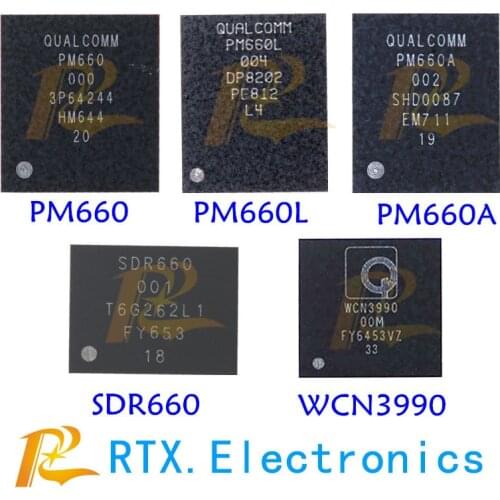 WCN3990 00M SDM660 001 201-AA 101-AA 301-AA PM660 001-01 PM660A PM660L WCN3990 0VV SDR660 003 Power IC WIFI IC RF IC 5pcs/lot
