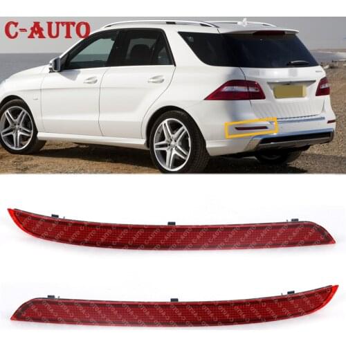 Rear Bumper Brake Fog Lights A1668200174 A1668200074 For Mercedes Benz GL-Class W166 X166 2013-2015 bumper reflector Brake light