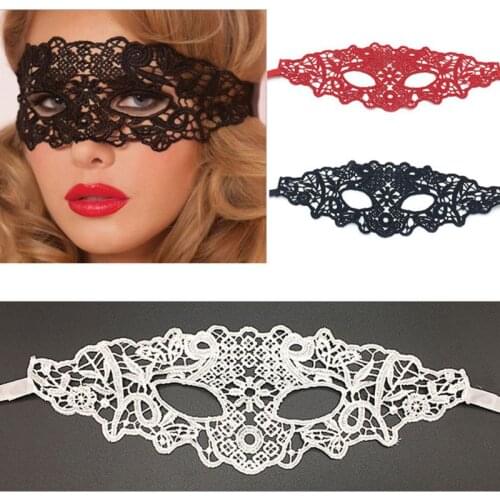 Womens Gothic Sexy Floral Lace Eye Mask Hollow Masquerade Party Cosplay Costume
