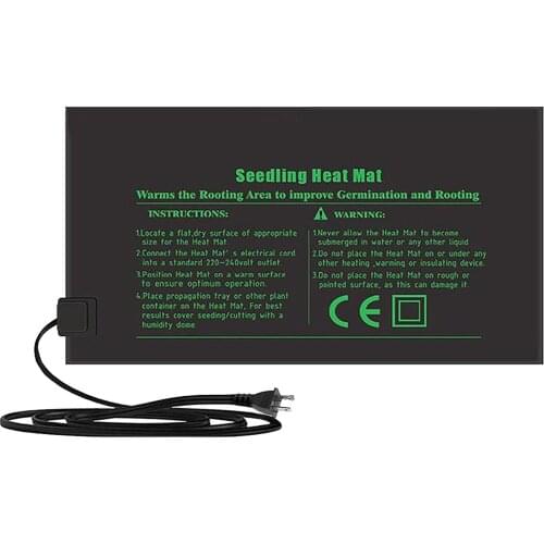 Winter Seedling Heat Mat Fast Seedling Tray Heating Warmer Frost Proof Seed Rooting Germination Seedling Growth Pad