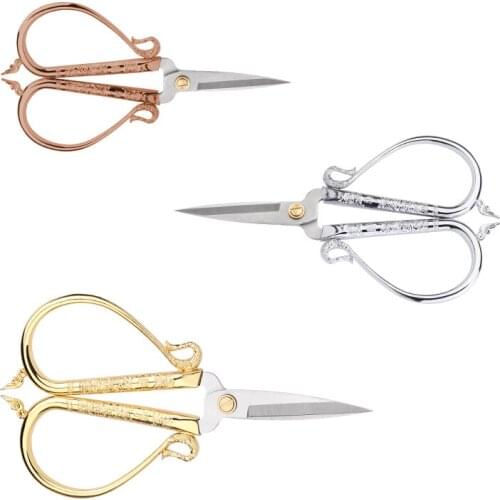 SHWAKK 1PCS Embroidery Scissors Cross Stitch Scissors Stainless Steel High Quality Suitable For Professional Tailor Quilting