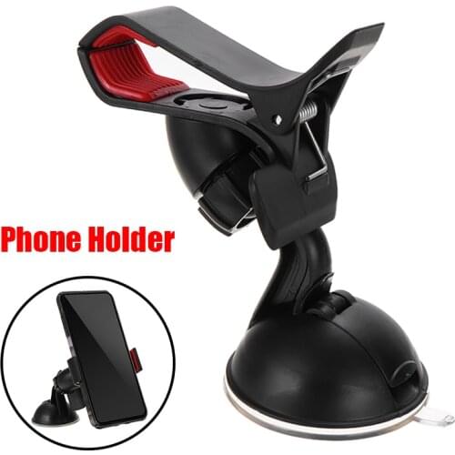 360 Degree Rotating Car Windshield Mount Universal Holder Stand for Mobile Smart Cell Phone GPS Stand Holders Accessories