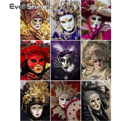 EverShine Diamond Painting 5D Full Drill Mask Cross Stitch Diamond Embroidery Picture Of Rhinestones Sale Mosaic Handmade Hobby