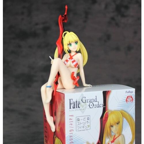Anime Figure Fate Stay Night Extra Red Saber Nero Claudius Caesar Augustus Germanicus Sexy Girls Anime PVC Action Model