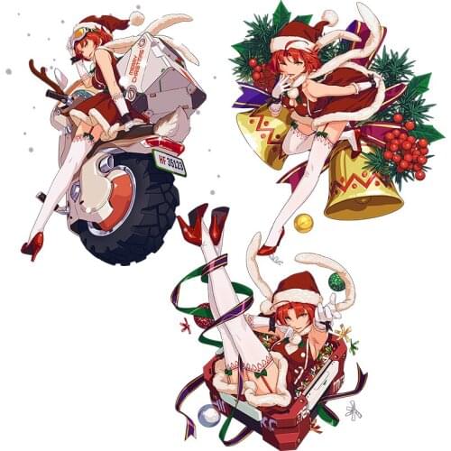 Three Ratels CA39 Honkai Impact 3rd Anime Sticker For Vehicle Fuel Tank Cover Car laptop Decor Sticker Kid Toy Decal