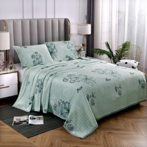 Blossoming peony / single blanket, thick crystal velvet blanket is soft and delicate, suitable for bedroom sofa and car