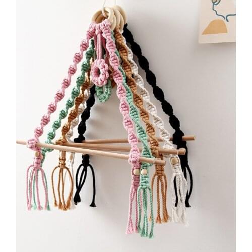 Nordic toilet paper holder tapestry macrame wall hanging room decor Bathroom toilet paper dispenser