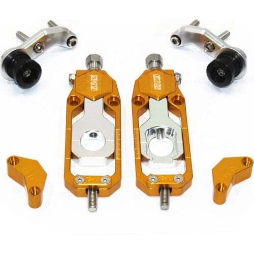 For Kawasaki ZX-10R CNC Chain Tensioner Catena Adjuster with Spool Aluminium Alloy for ZX10R ZX 10R 2008 2009 2010