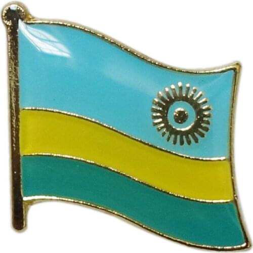 Rwanda 300+ Country Flag Lapel Pin Enamel Badge brooch Jeans shirt bags Cool Jewelry Gift for girl n boys (10pcs/lot)