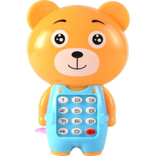 Baby Phone Toys Children Cartoon Animals Telephone Music Sound Machine Kids Infant Educational Learning Mobile Phone Toy Gift