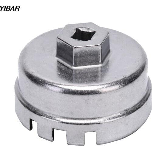 Wrench Cap Socket Remover Tool for Lexus Toyota Lexus Corolla Highlander RAV4 Camry Universal Housing 64.5mm Aluminum Oil Filter