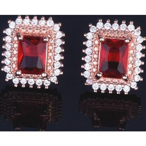 Exquisite 925 Sterling Silver Earring For Women Fashion Shiny Crystal Zircon Green Geometric Earrings Lady Party Jewelry KOFSAC