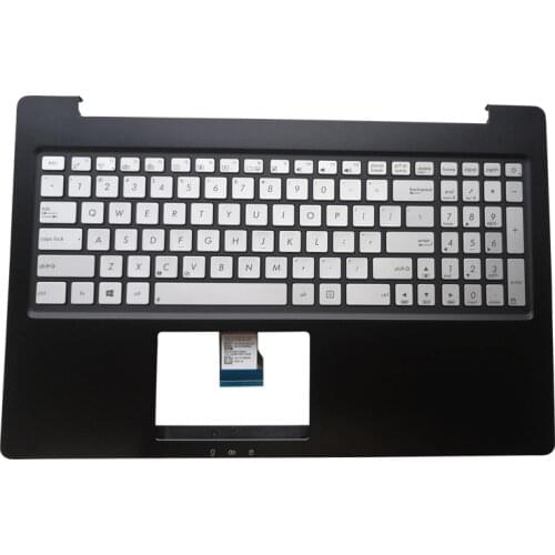 OVY US laptop keyboard for ASUS N541 N541-LA English white keyboard black C Palmrest 13NB01F1AM0221 0k05-001e000 9z.n8slu.h01