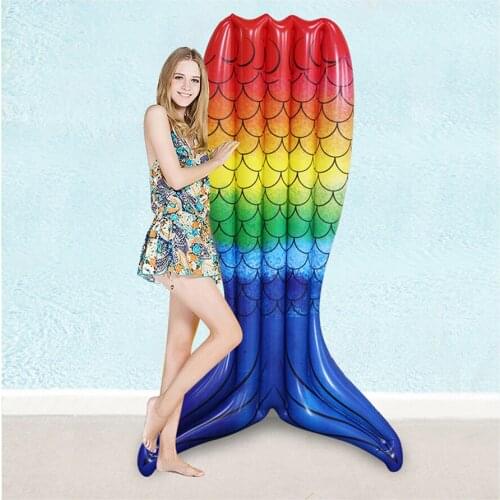 Air Inflation mattress Swimming mount float bed pink Design eco-friendly PVC material woman Swimming float mat