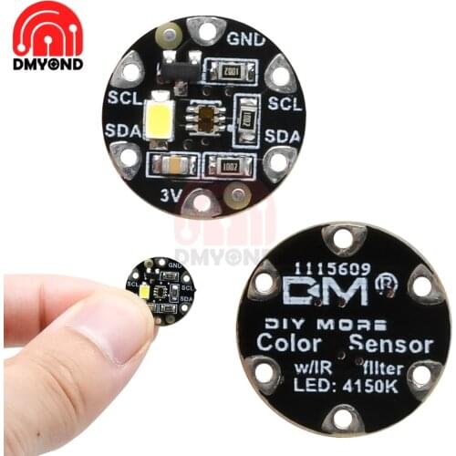 Wholesale TCS34725 Color Sensor Module Board for Arduino DIY Kit Sensor Module 3V 4150K LED Color Sensor Module