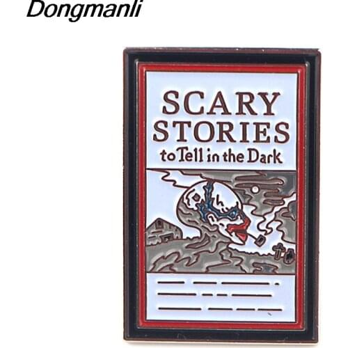 P5178 Dongmanli Scary Stories Hard Enamel Pins Badge Backpack Collar Lapel Women Men Fashion Jewelry