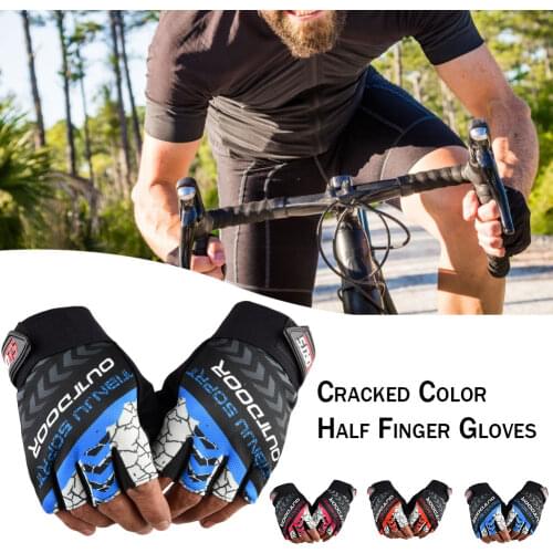 Unisex Outdoor Sports Riding Gloves Breathable Non-slip Shock Absorption Wear Mitten Outdoor Cycling Gloves Bicycle accessories