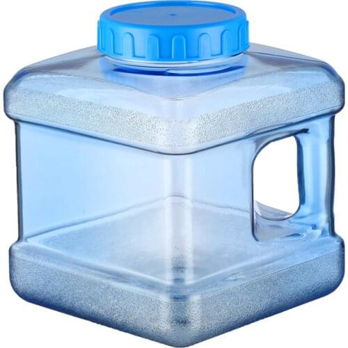 5L Portable Outdoor Drinking Bucket Eco-friendly Car Water Container Reusable PC Water Tank with Faucet for Picnic Hiking