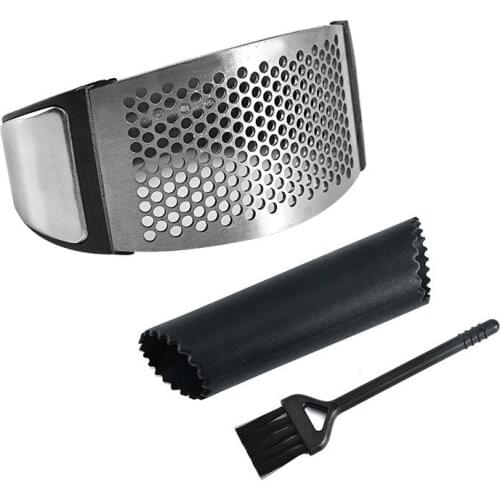 Garlic Press Household Manual Garlic Press Kitchen Garlic Press Manual Garlic Tool Set Easy to Operate