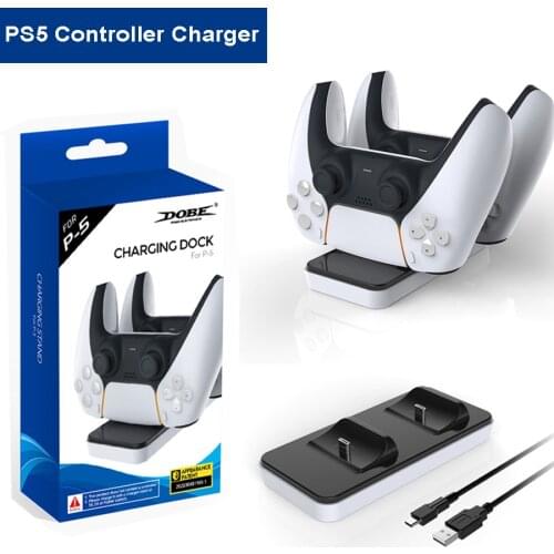 PS5 ABS Charging Dock Station Controller Type-c Charger Stand Holder With USB Cable For Play Station5 Gamepad Accessories