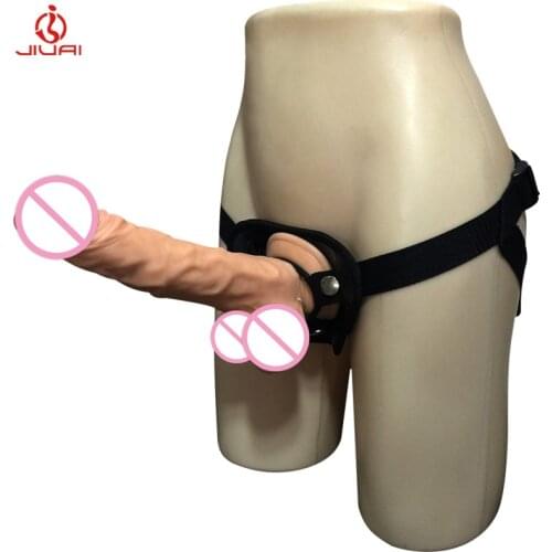 Strapon adult sex toy strap on vibrating dildo Line heating strap ons sex products for lesbian for impotence penis vibrator