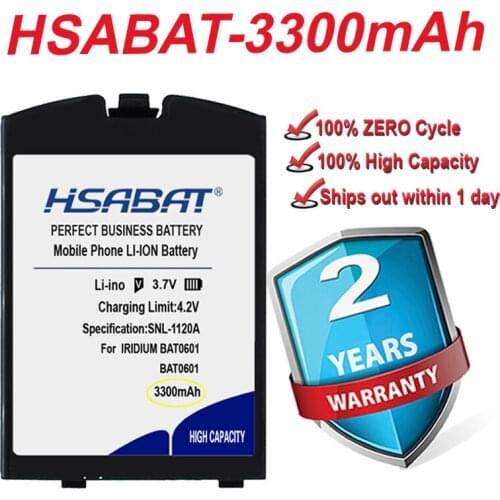 Top Brand 100% New 3300mAh Li-ion Satellite Phone Battery for IRIDIUM BAT0601 BAT0602 in stock