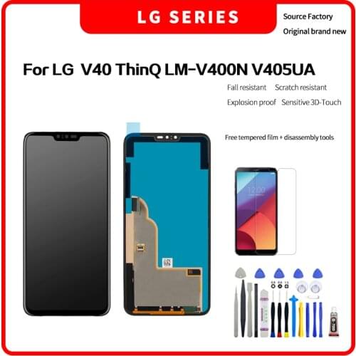 For LG V40 ThinQ LM-V400N V405UA LCD Display Touch Screen Digitizer Assembly For LG V40 ThinQ LCD Screen with Disassembly tools