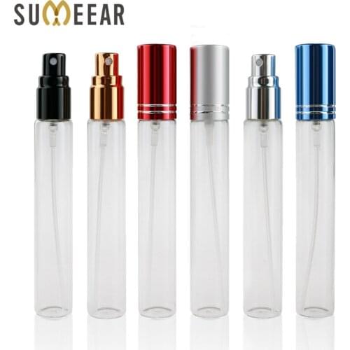 100 PCS/Lot 15ml Portable Sample Refillable Perfume Bottle Empty Mini Spray Bottle Perfume Bottles Atomizer Container for Travel