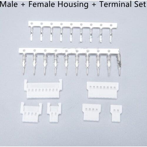 51005 51006 2.0mm Connector Male + Female Housing + Terminal Set Wire to Wire 2/3/4/5/6P