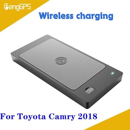 Quick Wireless Charger For Toyota Camry 2018 QI Fast Mobile Phone 10W Hidden Car Dashboard Holder Charging Pad