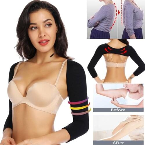 Women Arm Shaper Back Shoulder Corrector Body Shaper Humpback Prevent Arm Control Slimming Underwear Shapewear